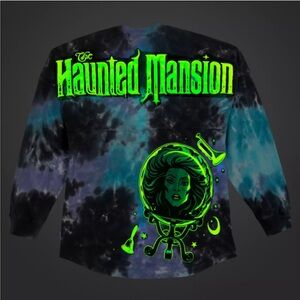 NWT Disney The Haunted Mansion Tie-Dye Spirit Jersey LARGE
